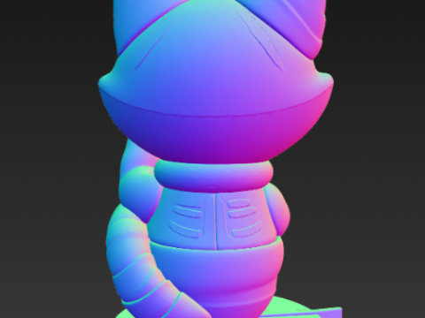 캐시 캣 조디악 시리즈 케이스 - 전갈자리 3D 프린트 모델