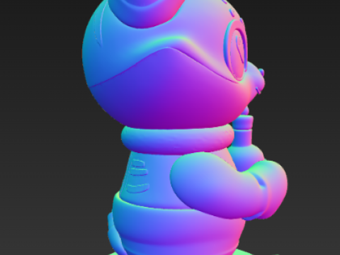 캐시 캣 조디악 시리즈 케이스 - 전갈자리 3D 프린트 모델