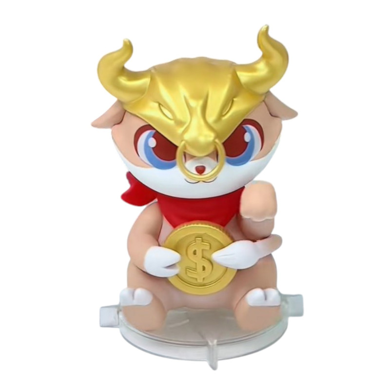 캐시 캣 조디악 시리즈 케이스 - 황소자리 3D 프린트 모델 .c4d .max .obj .3ds .fbx .stl .blend 