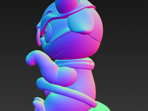 캐시 캣 조디악 시리즈 케이스 - 황소자리 3D 프린트 모델