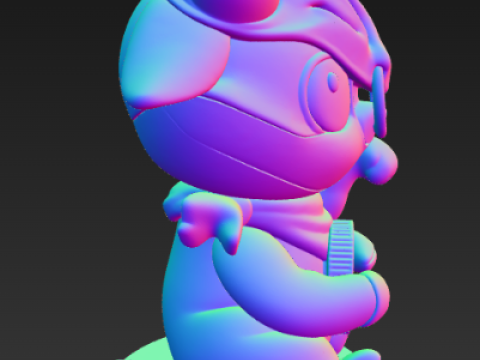 캐시 캣 조디악 시리즈 케이스 - 황소자리 3D 프린트 모델