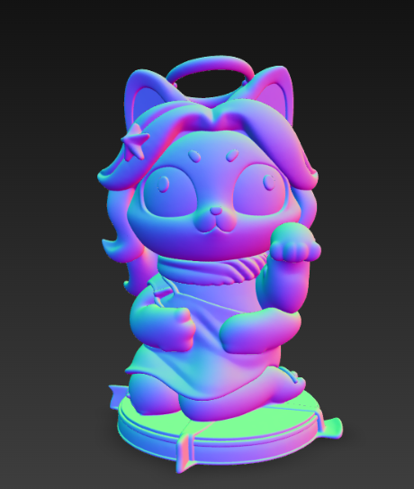 Cassy Cat Zodiac 시리즈 케이스 - 처녀자리 3D 프린트 모델 .c4d .max .obj .3ds .fbx .stl .blend 