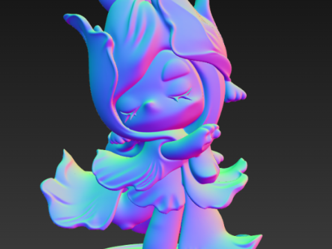 CHAKA 캔들 위스퍼 시리즈 - 블룸 3D 프린트 모델