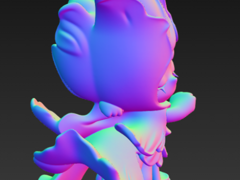 CHAKA 캔들 위스퍼 시리즈 - 블룸 3D 프린트 모델