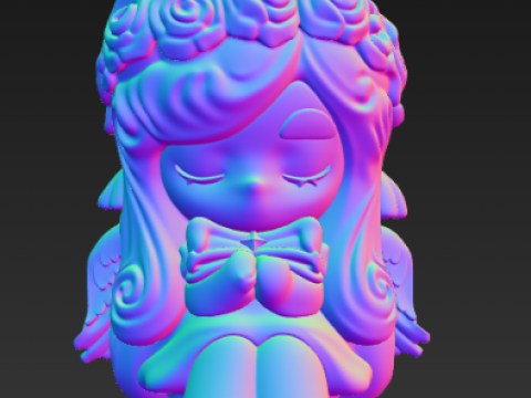 Серия «Шепот свечей» CHAKA – Полная надежды 3D Принт Модель