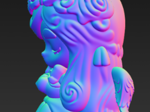 Серия «Шепот свечей» CHAKA – Полная надежды 3D Принт Модель