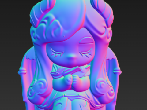 CHAKA 캔들 위스퍼 시리즈 - 욕망을 억제하세요 3D 프린트 모델