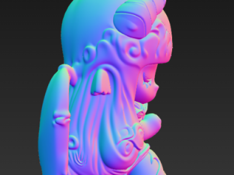 CHAKA 캔들 위스퍼 시리즈 - 욕망을 억제하세요 3D 프린트 모델