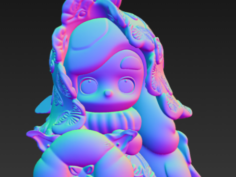 CHAKA 캔들 위스퍼 시리즈 - 소프트 임브레이스 3D 프린트 모델