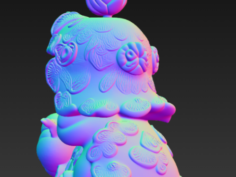 CHAKA 캔들 위스퍼 시리즈 - 소프트 임브레이스 3D 프린트 모델