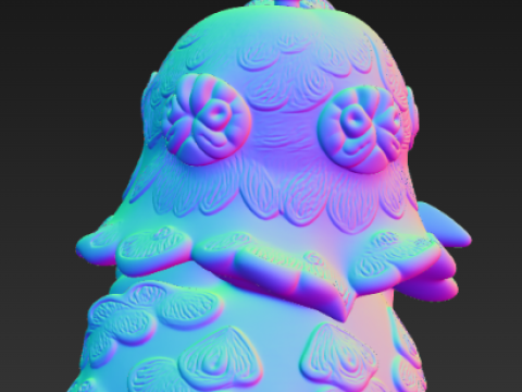 CHAKA 캔들 위스퍼 시리즈 - 소프트 임브레이스 3D 프린트 모델