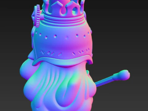 CHAKA Candle Whisper Series - Stiff Resistance 3D Print Model