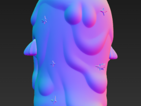 차카 라이트 스프라이트 시리즈 케이스 - 촛불 3D 프린트 모델