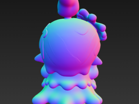 차카 라이트 스프라이트 시리즈 케이스 - 불꽃놀이 3D 프린트 모델