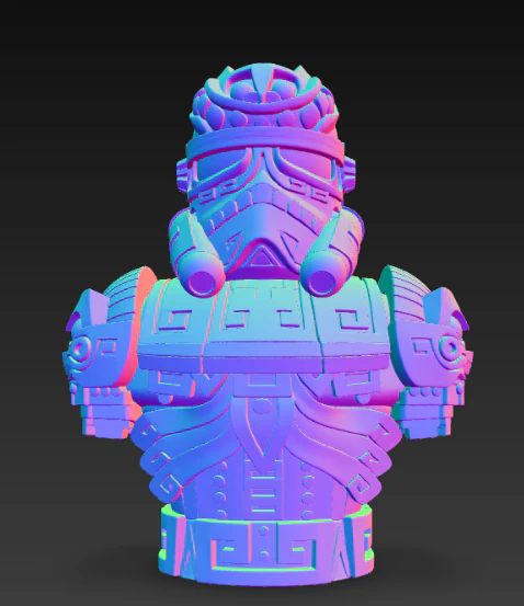 Custom Stormtrooper 3D Print Model .c4d .max .obj .3ds .fbx .stl .blend 