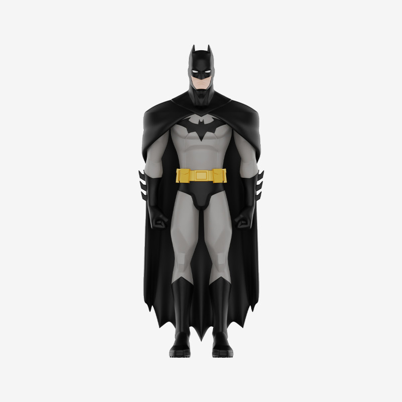 Figurine tendance DC Batman Modèles 3D en vedette .c4d .max .obj .3ds .fbx .stl .blend