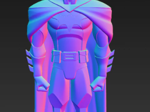 DC Batman Trendy Figure 3D Print Model
