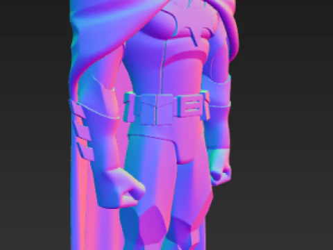DC Batman Trendy Figure 3D Print Model