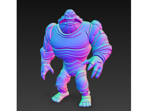 DC 코믹스 - 클레이 페이스 3D 프린트 모델