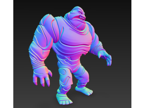 DC 코믹스 - 클레이 페이스 3D 프린트 모델