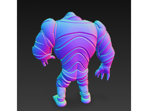 DC 코믹스 - 클레이 페이스 3D 프린트 모델