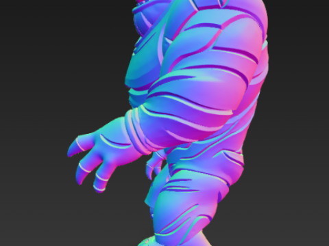 DC 코믹스 - 클레이 페이스 3D 프린트 모델