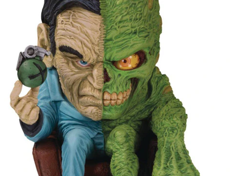 Figurine &agrave; deux visages DC Comics Modèles 3D en vedette