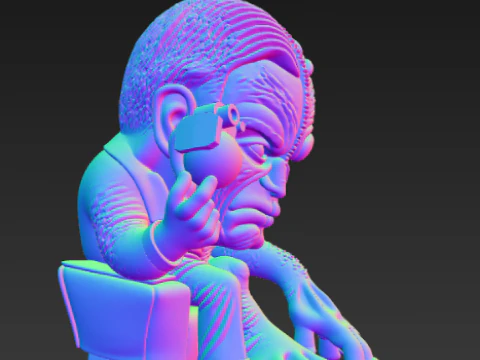 DC Comics Two-Face Figure 3D Print Model