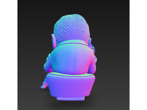 DC 코믹스 투 페이스 피규어 3D 프린트 모델