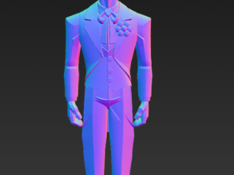 DC 조커 트렌디 피규어 3D 프린트 모델