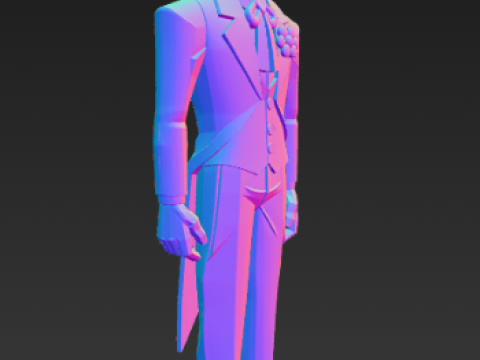 DC 조커 트렌디 피규어 3D 프린트 모델