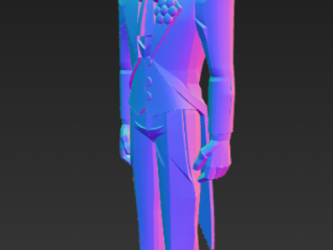 DC 조커 트렌디 피규어 3D 프린트 모델