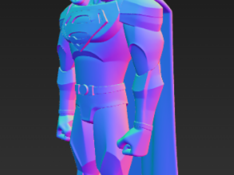 Statuetta alla moda di DC Superman Modello di stampa 3D