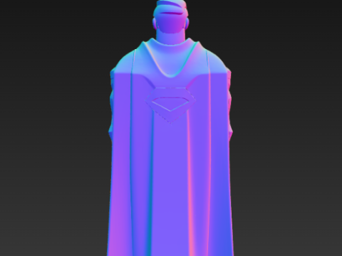 Statuetta alla moda di DC Superman Modello di stampa 3D