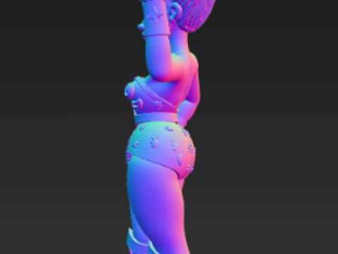 DC Wonder Woman Ivory 3D Print Model