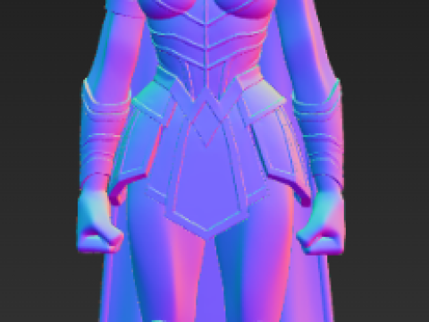 Figura moderna da Mulher Maravilha DC Modelo de Impressão 3D