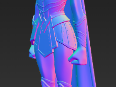 Figura moderna da Mulher Maravilha DC Modelo de Impressão 3D