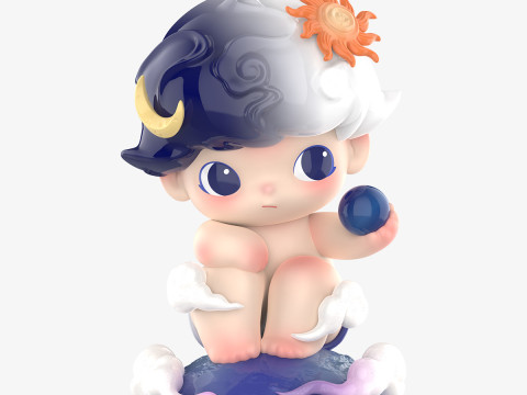 DIMOO 지구의 날 피규어 3D 프린트 모델