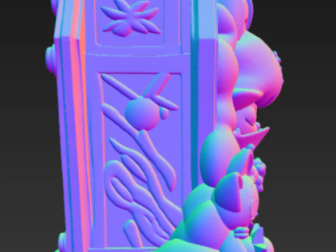 DIMOO Embrace the Sun Figure 3D Print Model