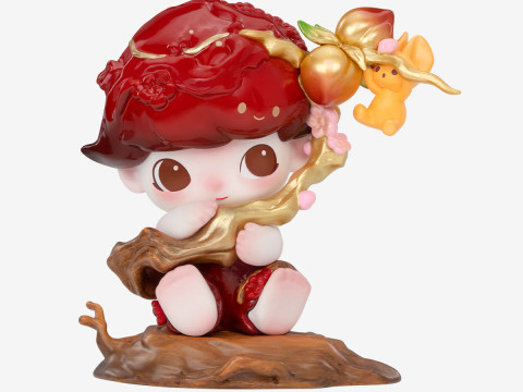 DIMOO 열매 맺는 가지 피규어 3D 프린트 모델