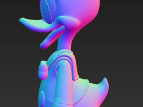 Disney Paperino Trendy Figura - Classico Modello di stampa 3D