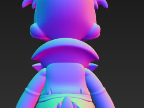 디즈니 도널드 덕 트렌디 피규어 - 탐정 3D 프린트 모델