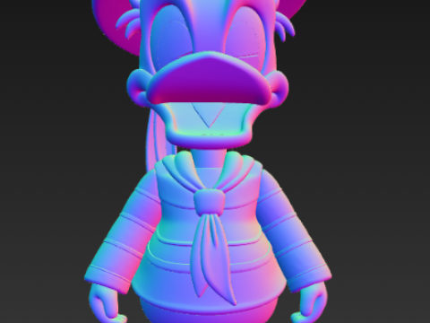 Disney Donald Duck Trendy Figure - Sailor 3D Print Model