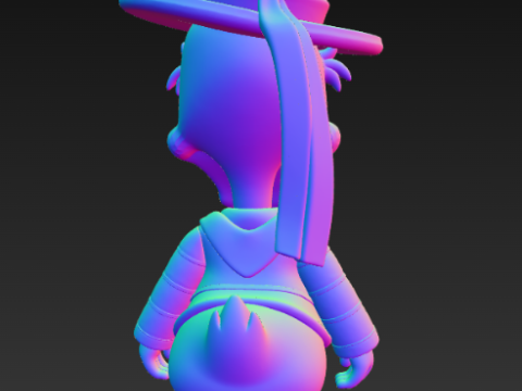 Disney Donald Duck Trendy Figure - Sailor 3D Print Model