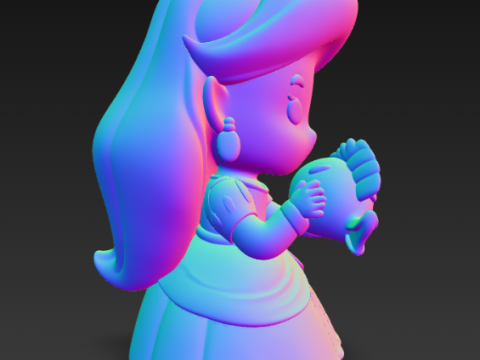 Disney Prensesi - Masal Dostluk Serisi - Ariel 3D Baskı Modeli