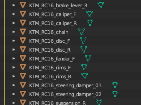 MotoGP KTM RC16 2023 3Dモデル