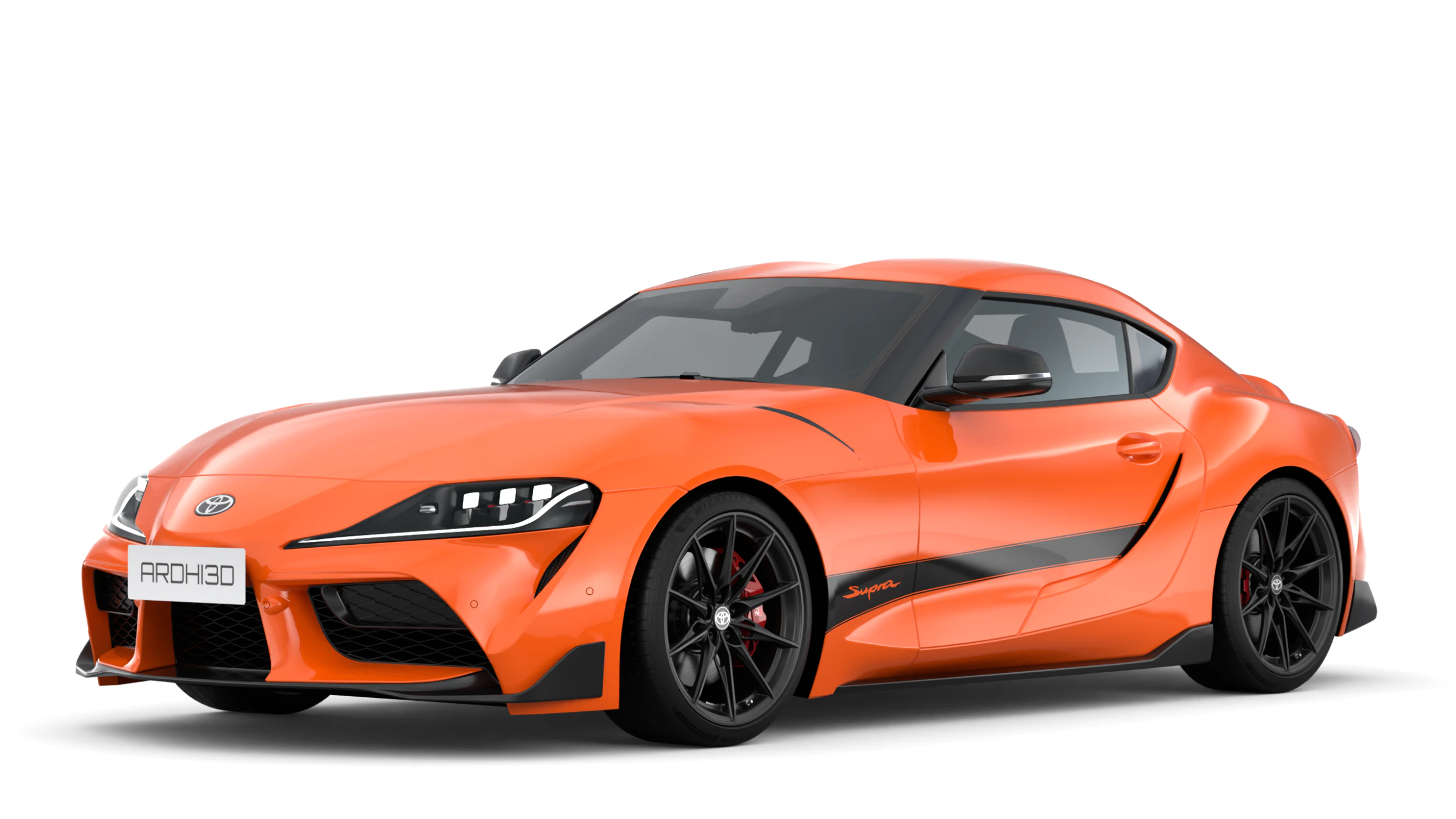 Toyota Supra GR 2025 3D Model .c4d .max .obj .3ds .fbx .stl .blend