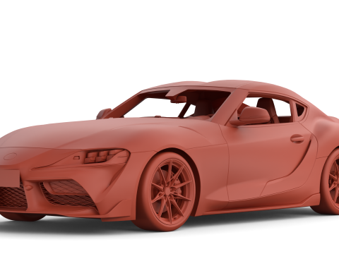 Toyota Supra GR 2025 3D Modell