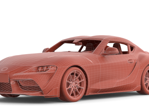 Toyota Supra GR 2025 3D Modell