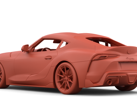 Toyota Supra GR 2025 3D Modell